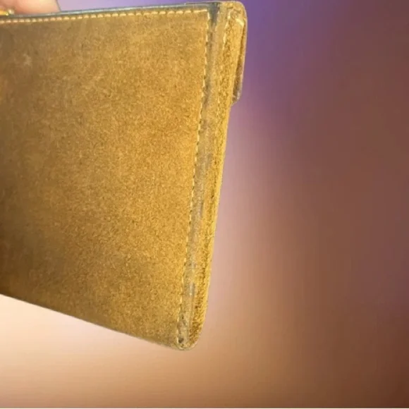 Gucci RARE Brown Suede Wallet Vintage 1970s Horsebit - Picture 7 of 8